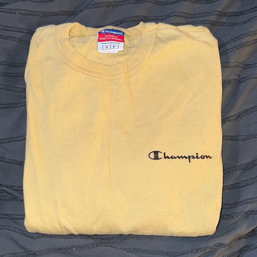 Champion Soft Yellow Tee